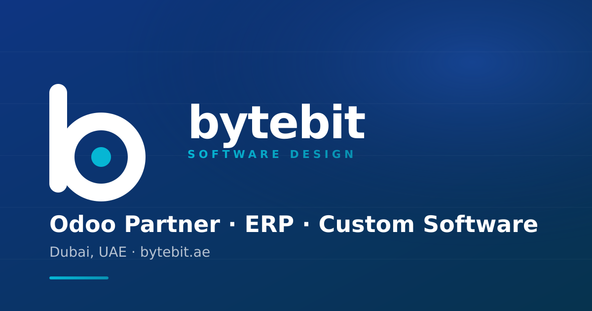 ByteBit Software Design | Odoo Partner & IT Solutions in UAE